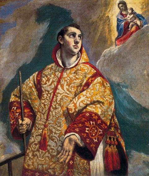 El Greco: A Szűz Anya megjelenik Szent Lőricnek